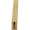 Ekena Millwork 3-inch W x 14-inch D x 18-inch H Copenhagen Rough Cedar Woodgrain TimberThane Knee Brace, Primed BRCUR03X14X18CHGRCPR - alternate 4